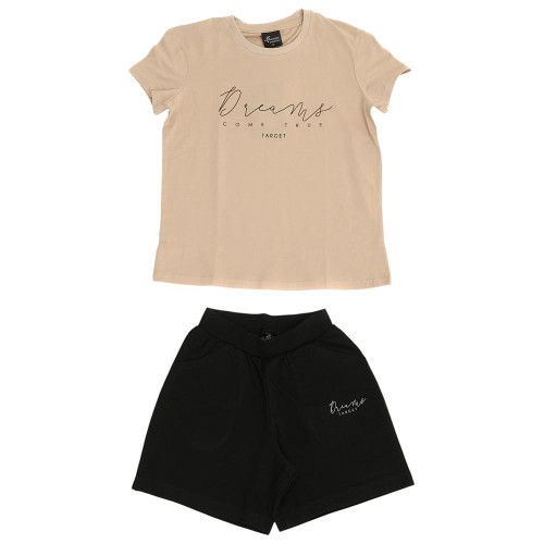 Target Παιδικό σετ Girls T-Shirt & Shorts ''Dreams'' Set